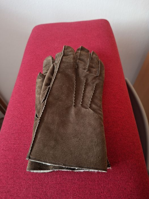 Manusi piele cu blanita