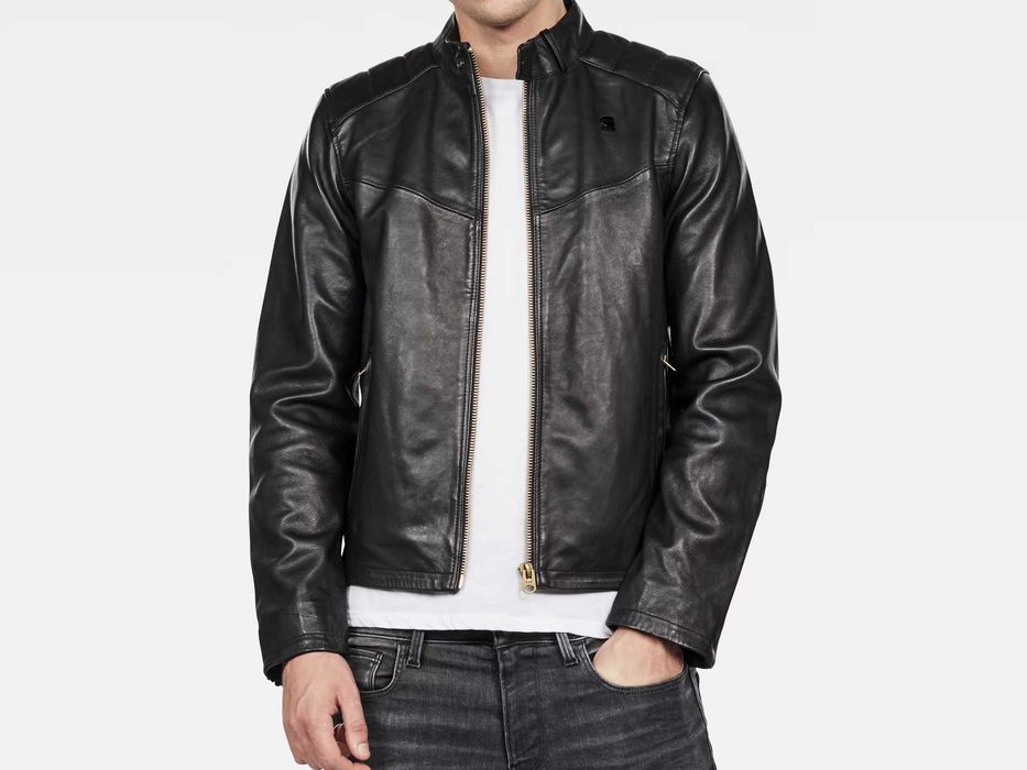 G-STAR Suzaki Classic Кожено Мъжко Яке Като Ново М