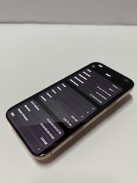 iPhone 16 Pro Max 256GB Desert Titanium