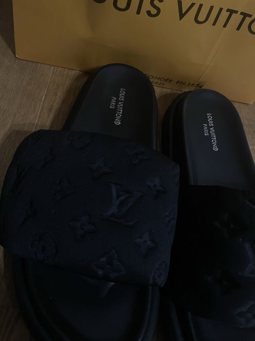 Louis Vuitton/LV чехли черни 43 номер