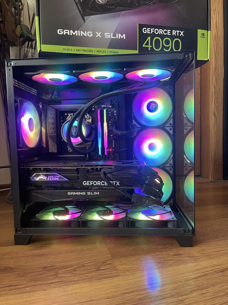 Мощен компютър/ Ryzen 9 7950X/Водно/64GB/2TB SSD/RTX 4090 24GB