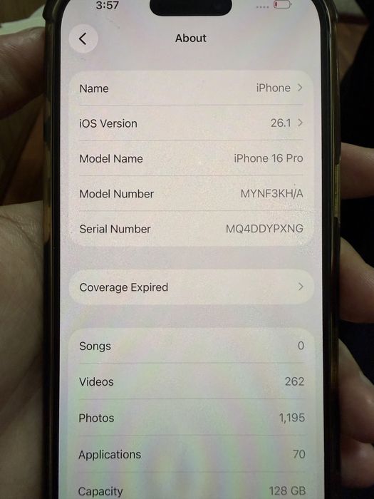 I phone 16 pro desert