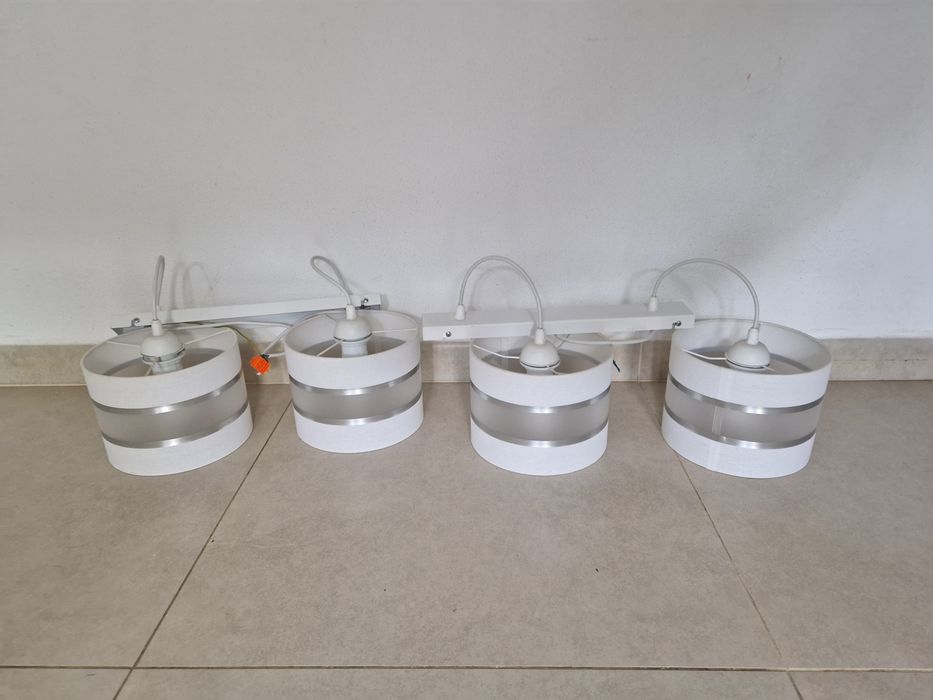 Lustre albe 2 bucăți
