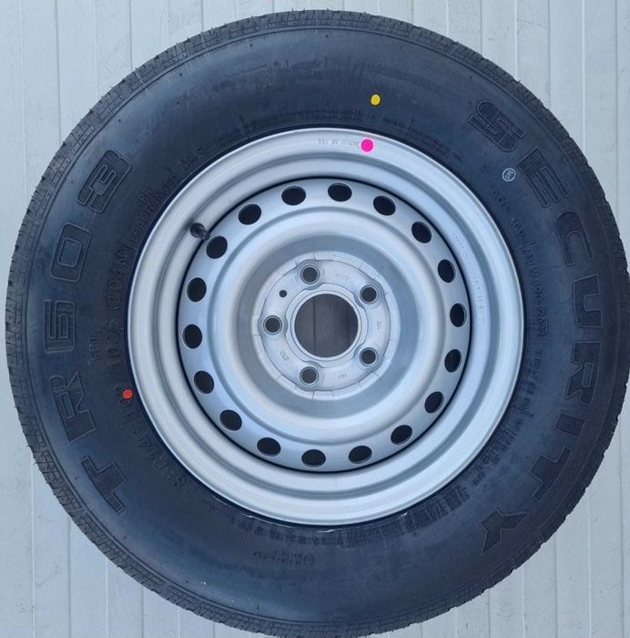 Roata 185 R14C, 102S, Anvelopa Security pe Janta 5.5Jx14 în 5 prezoane