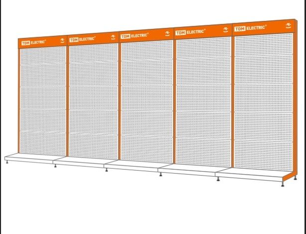 Комплект перфорированных стеллажей