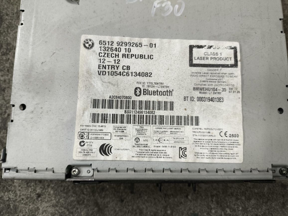 Cd/Radio за BMW f10,f20,f30