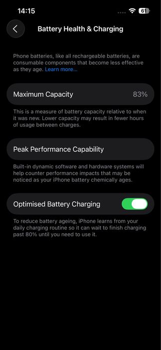 iPhone 14 128GB Midnight – Stare Perfecta/ Ca nou + Accesorii