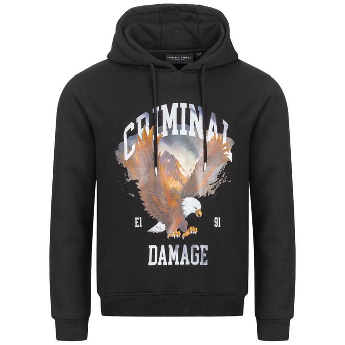 Hanorac CRIMINAL DAMAGE Barbati, Nou cu eticheta, Marimi: M, XL,