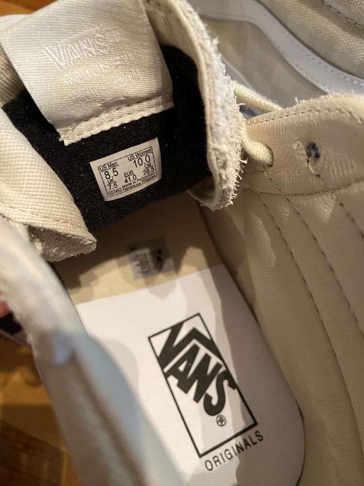 кеды vans og sk8-hi lx
