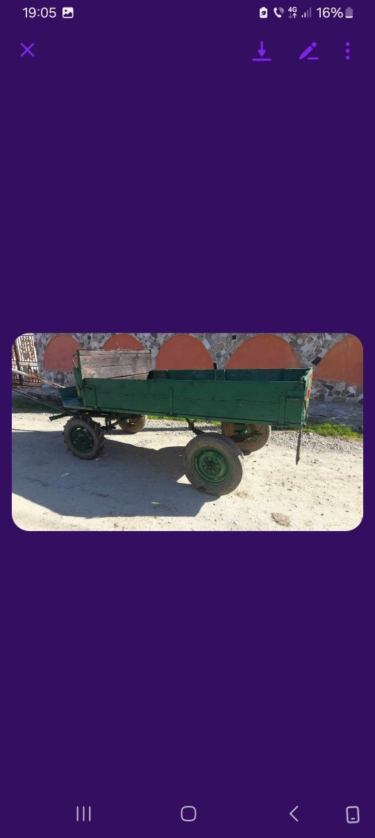 Vând căruță tablas sau schimb cu diverse