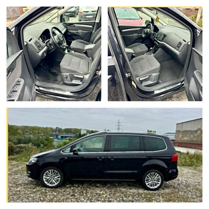 Vw Sharan 2014 CUP 2.0 tdi - DSG, 5 locuri, navi, usi electrice, xenon