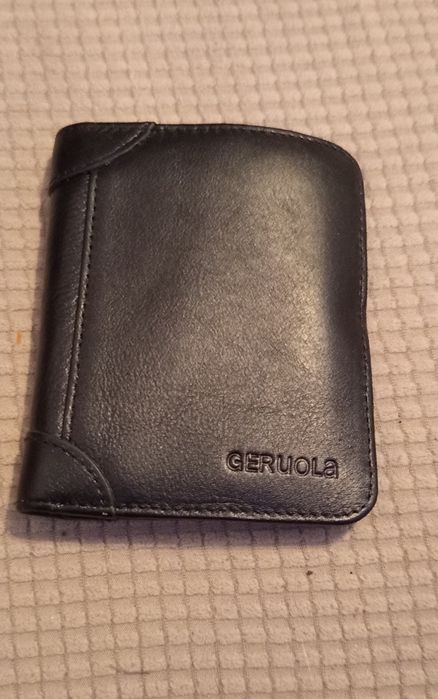 Portofel piele naturala Antifurt RFID