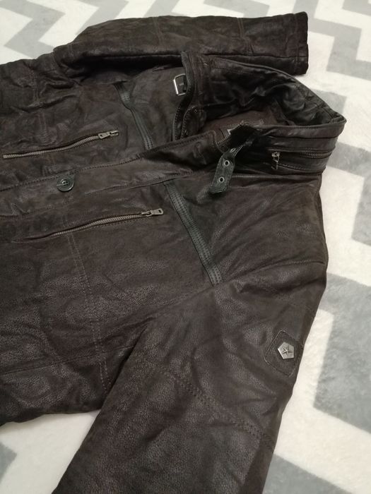 MILESTONE geacă piele 56 bărbați autentică URBAN | transport GRATUIT‼️