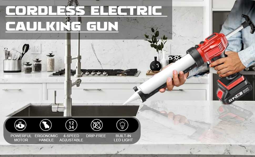 Pistol electric tub/cartus silicon,pt bater MAKITA, REDUS de la 400RON