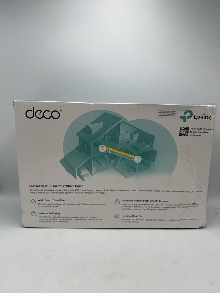 Sistem Mesh Wi-Fi TP-Link Deco E4 AC1200 Sigilat C3
