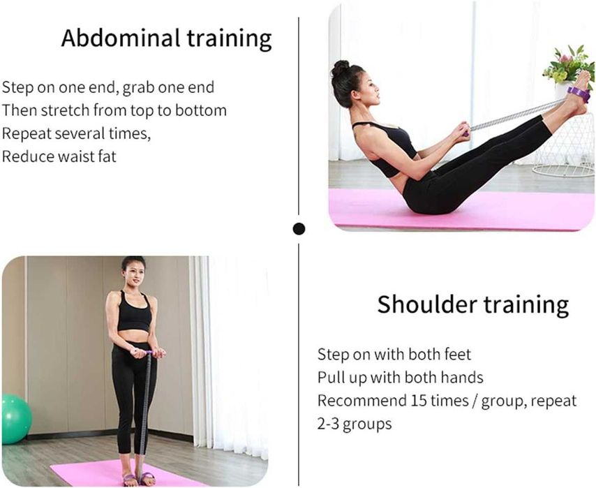Extensor pentru tonifierea muschilor multifunctional compact pt. acasa
