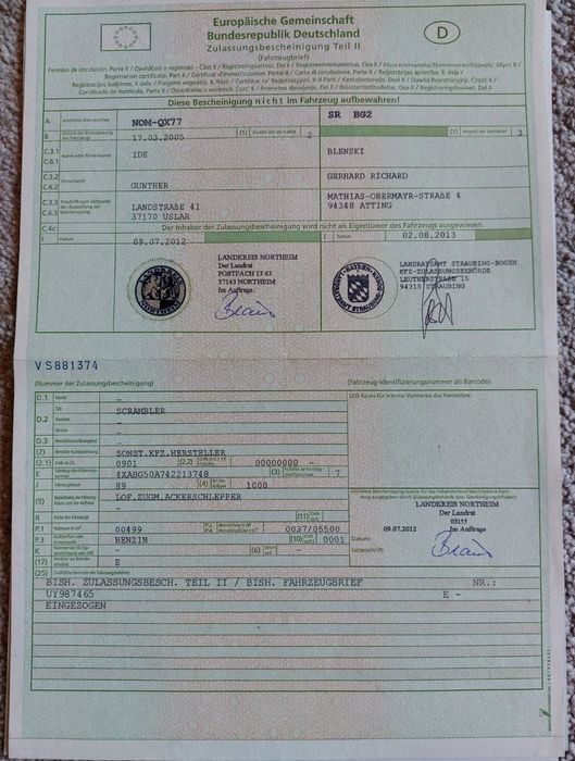 Polaris scrambler 500 4x4 cu acte