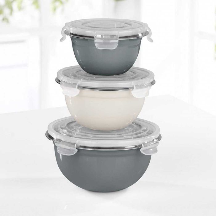Комплект GOURMETmaxx купи от неръждаема стомана с капаци – 3 в 1