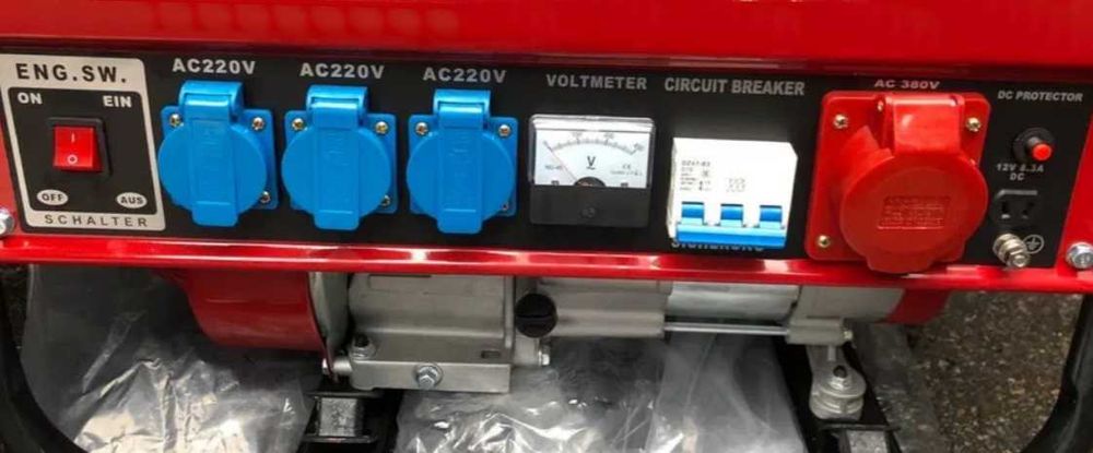 Generator Curent Benzina Monofazat / Trifazat 4000w 11 ore GL