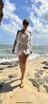 Rochie alba plaja
