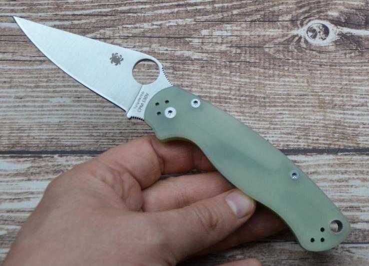 Cutit Briceag Spyderco USA Paramilitary 2 Sprint Jade G10