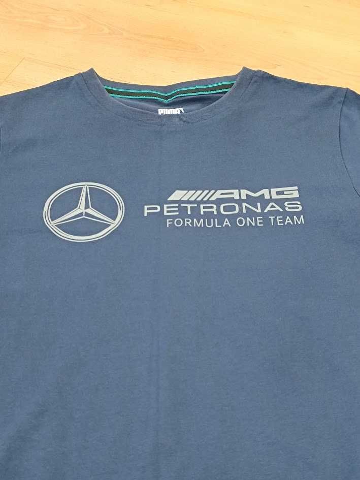 Тениска PUMA - AMG, тъмносиня, размер M