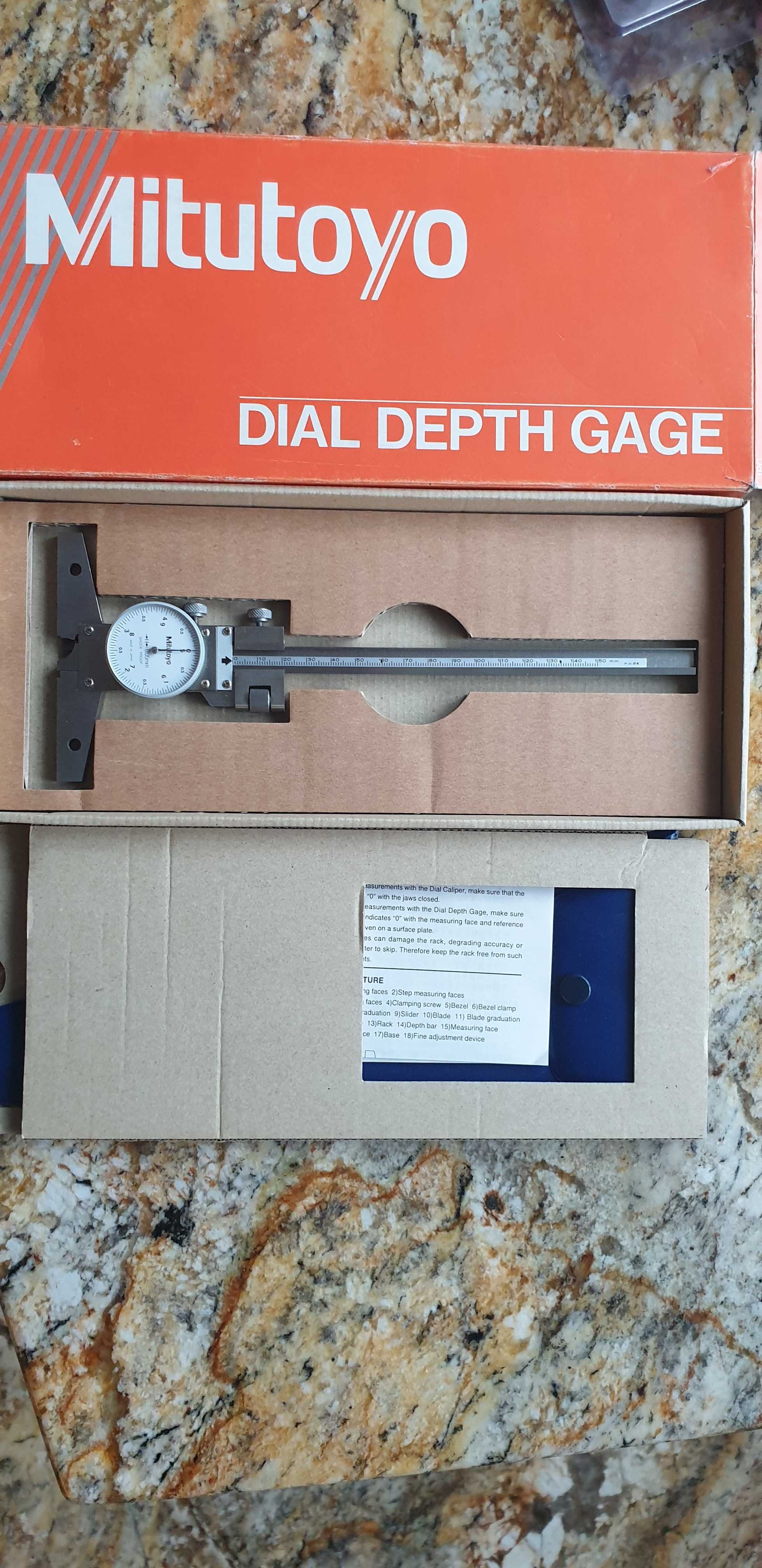 Dial depth gage Mitutoyo - неупотребяван