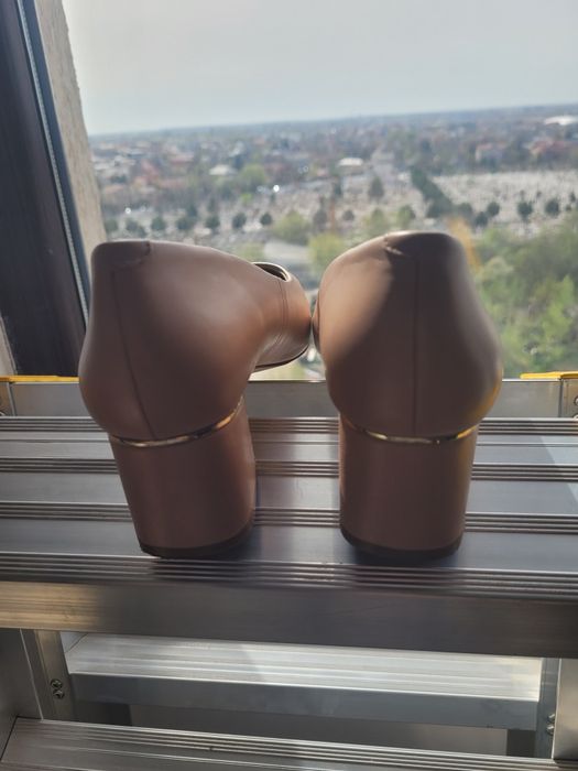 Pantofi piele, Aldo, culoare Nude, stare ca noi, marime 38,5