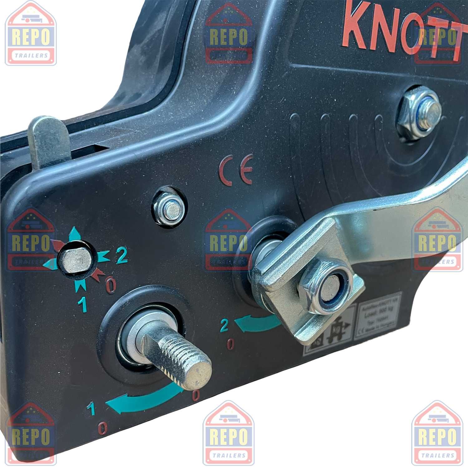 Troliu manual Knott 900 Kg remorca cablu carcasa