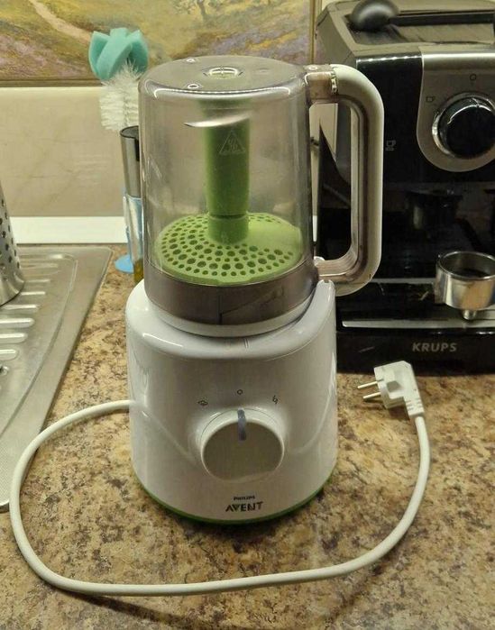 Aparat de gatit cu abur si blender 2 in 1 Philips Avent SCF870/22