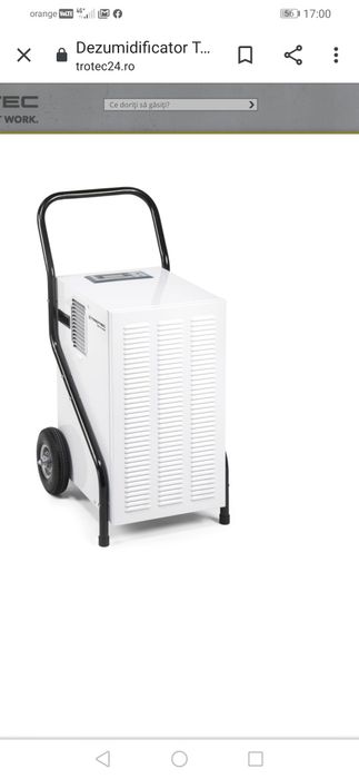 Dezumidificator Trotec închiriere