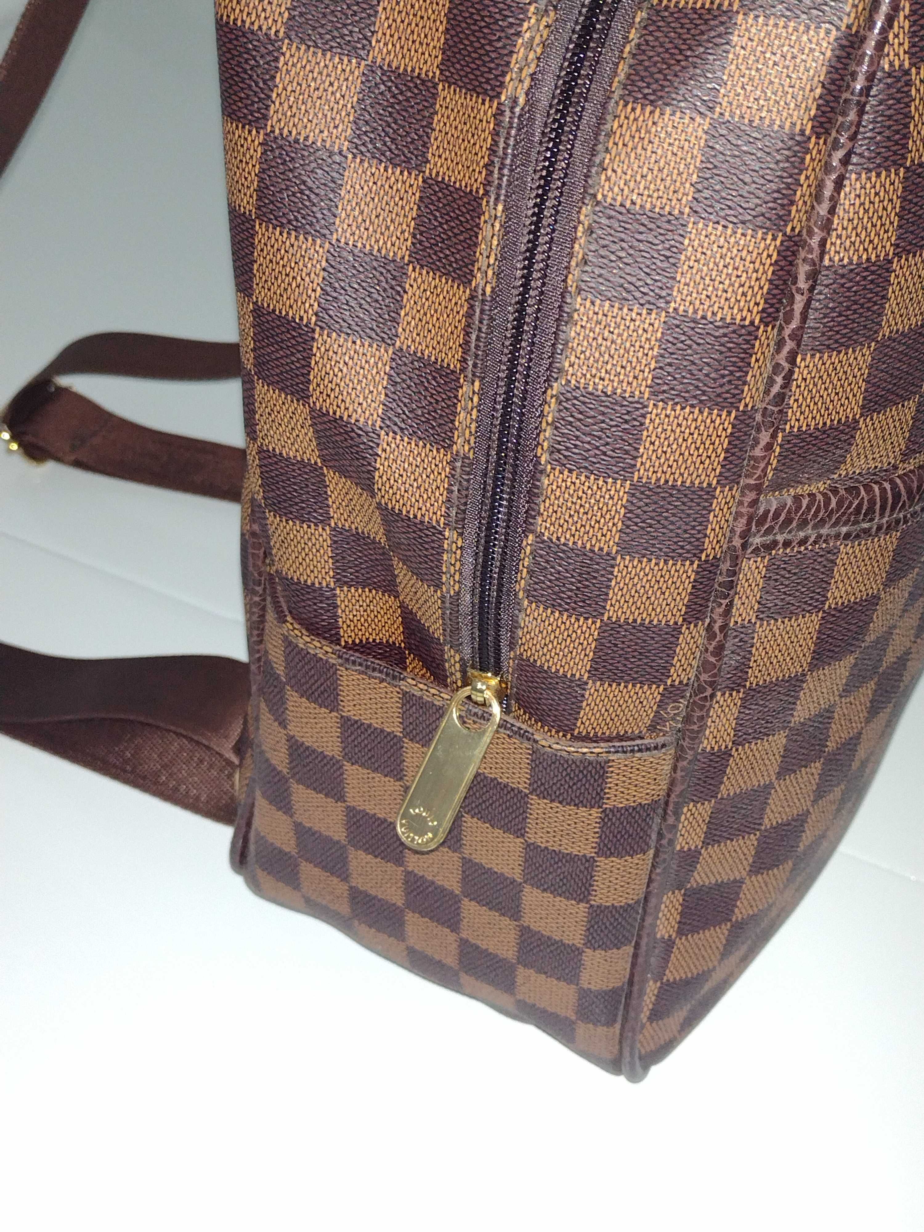 Rucsac Louis Vuitton gheozdan de dama maro cu maro deschis