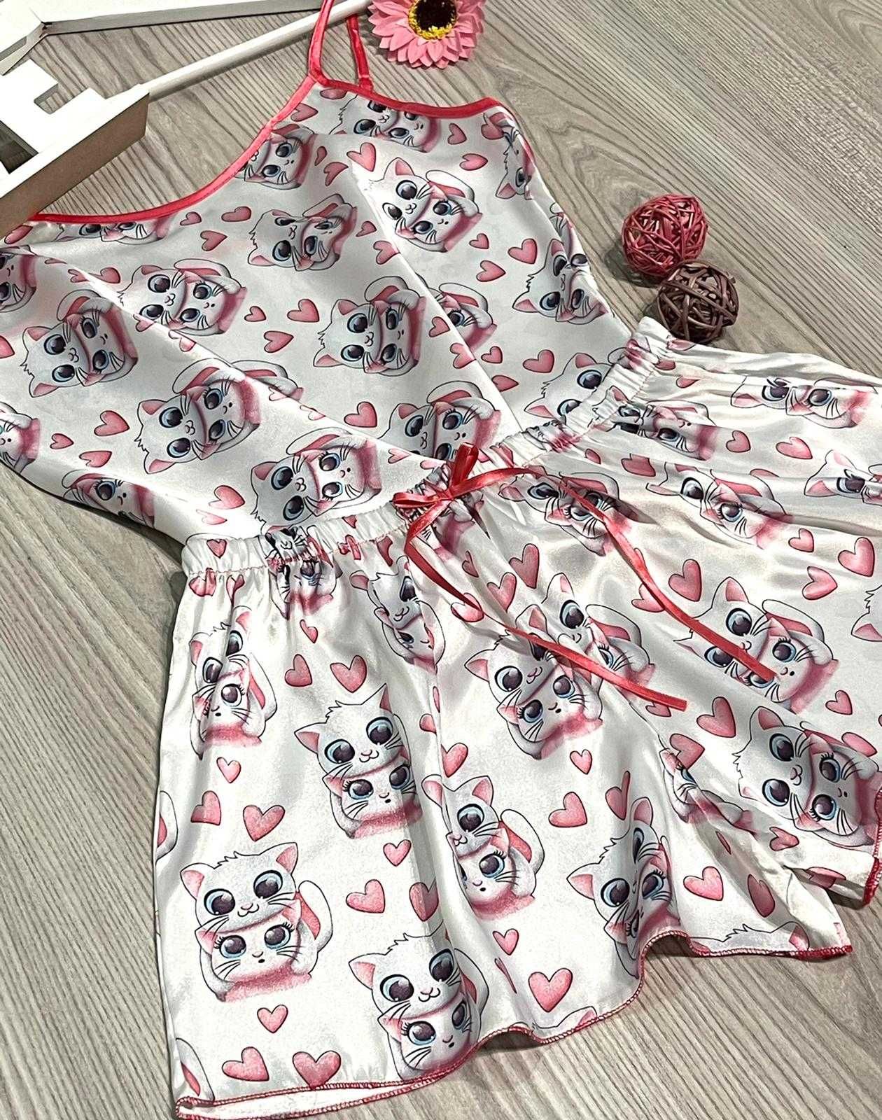 pijama de vara cu pisici - S