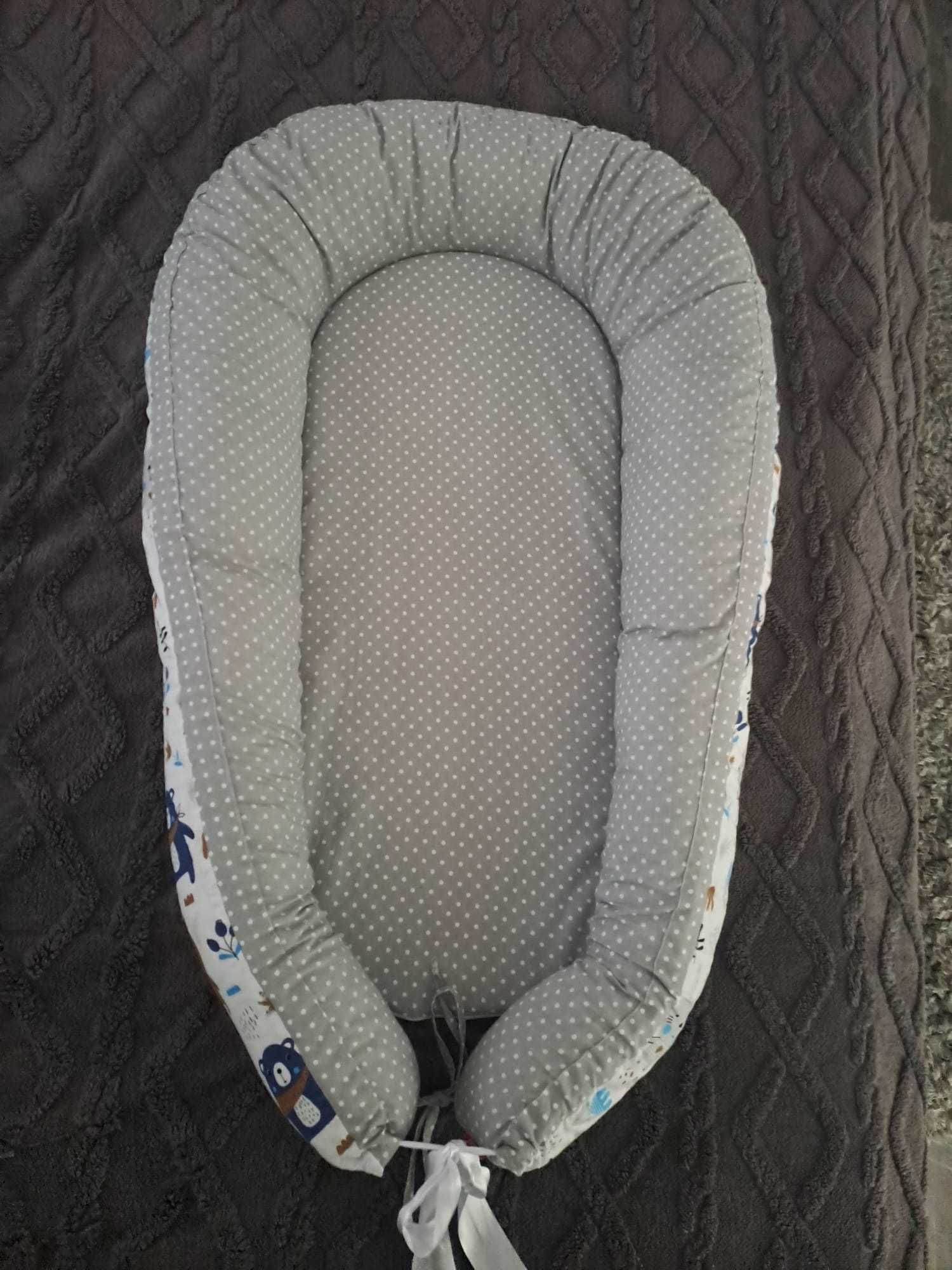 Babynest cu salte din cocos pt a nu transpira in timpul somnului.