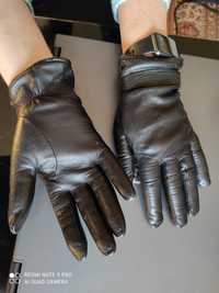 Mănuși din piele naturala cu căptușeală mărimea 7-8