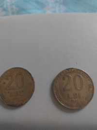 Moneda 20 lei veche  Ștefan cel Mare