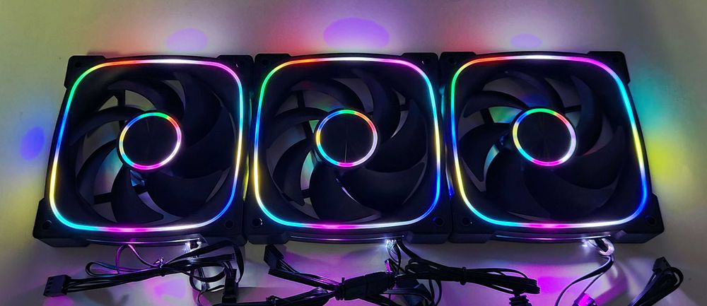 ARGB FAN PWM/Вентилатор 120x120x25/Normal/Reverse BK-no brand