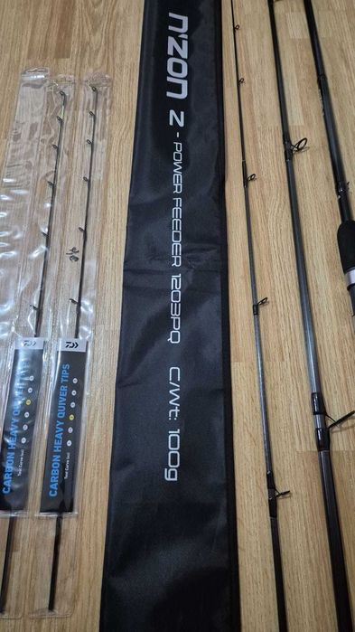 Lanseta Daiwa N'Zon Z Power Feeder, 3.60m, 100g, 3+3buc