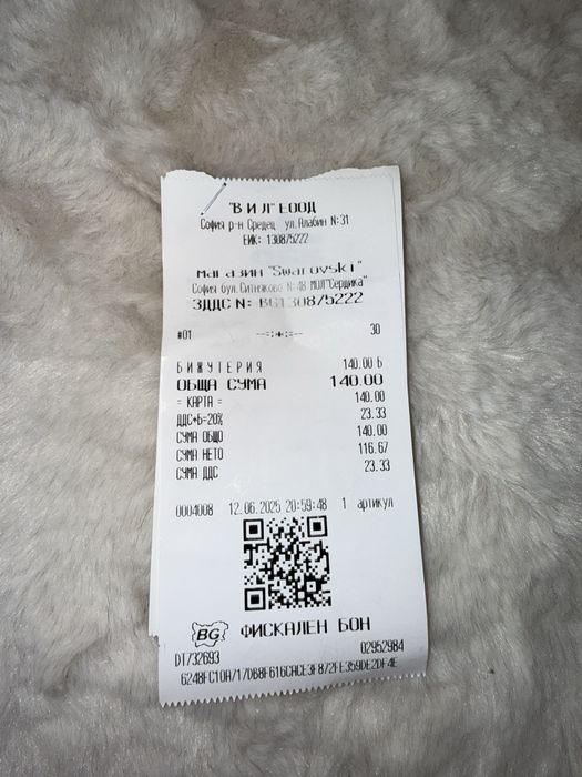 Пръстен Swarovski