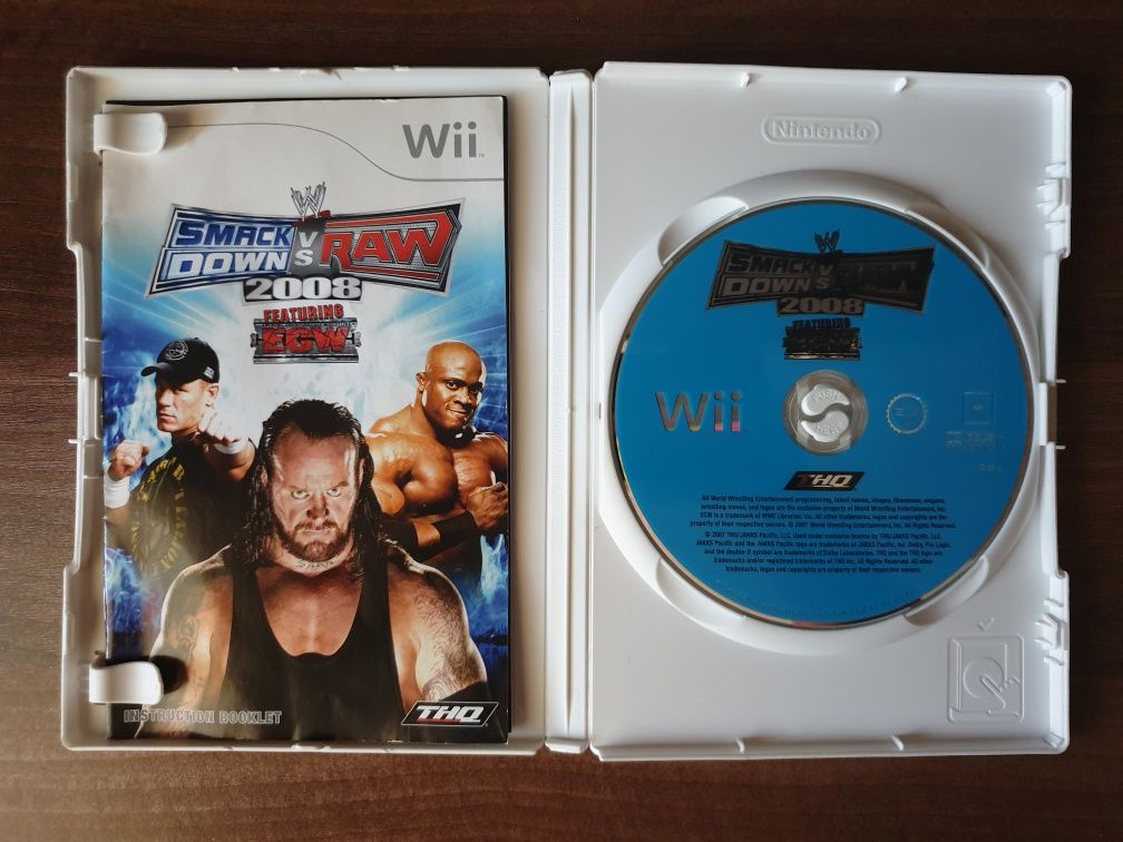Wrestling Smackdown Vs Raw 2008 Nintendo Wii