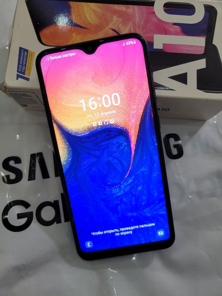 Samsung Galaxy A 10 qora rangda