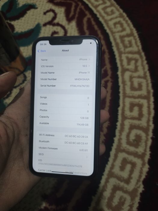 iPhone 11 ideal holatda