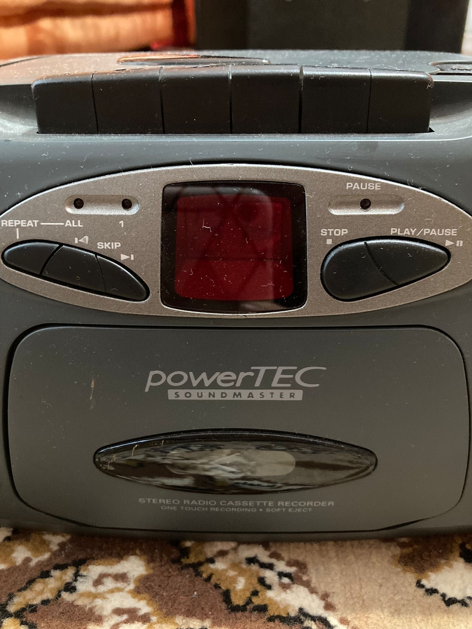 Радиокасетофон с компакт диск PowerTec Soundmaster