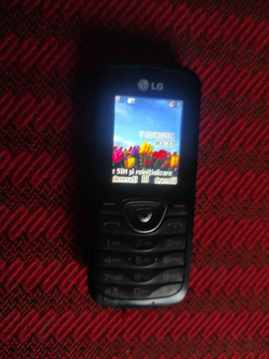 Telefon LG cu taste și cameră, mic, robust si practic
Telefonul este p