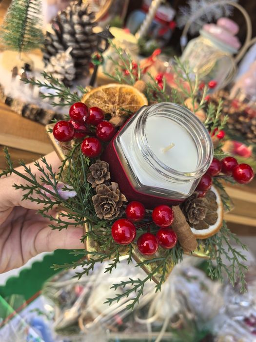 Коледни свещници