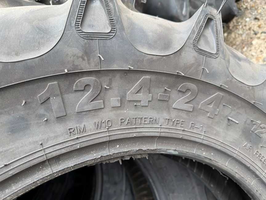 Cauciucuri noi 12.4-24 PANTHER de tractor fata cu 12 pliuri
