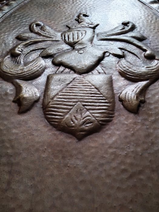 Panoplie cupru cu doua sabii