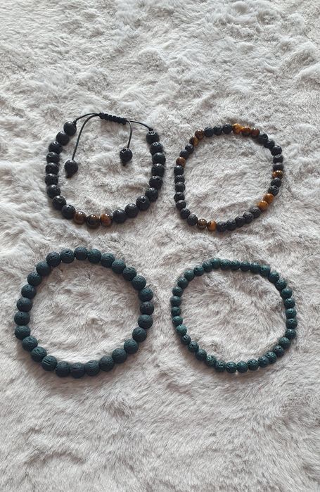 Мъжки гривни от естествени камъни