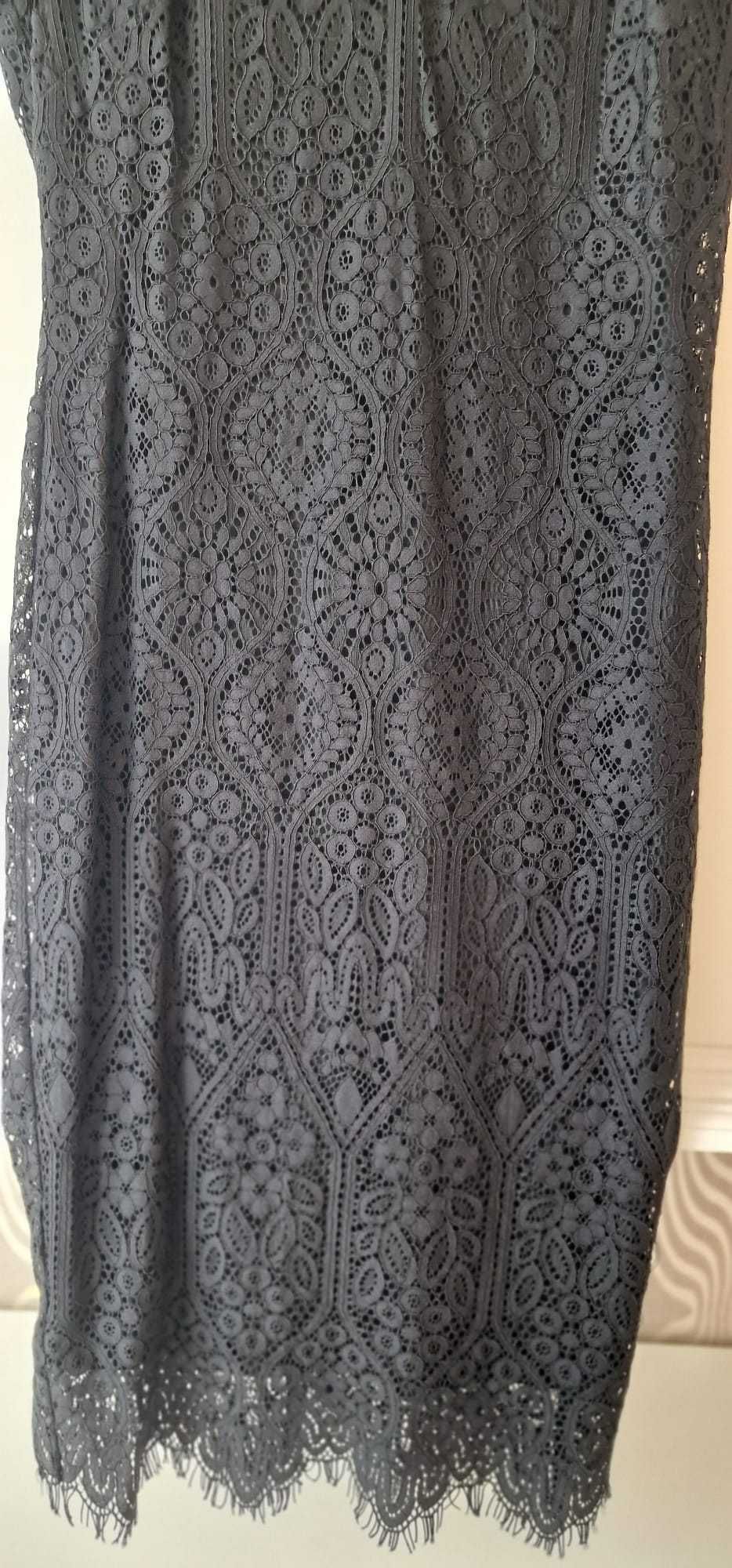 Rochie din dantelă neagra, Wallis, marimea 36