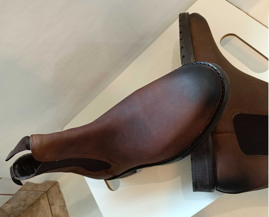 Ghete chelsea 40 plain toe ZIGN London NOI piele naturala moale